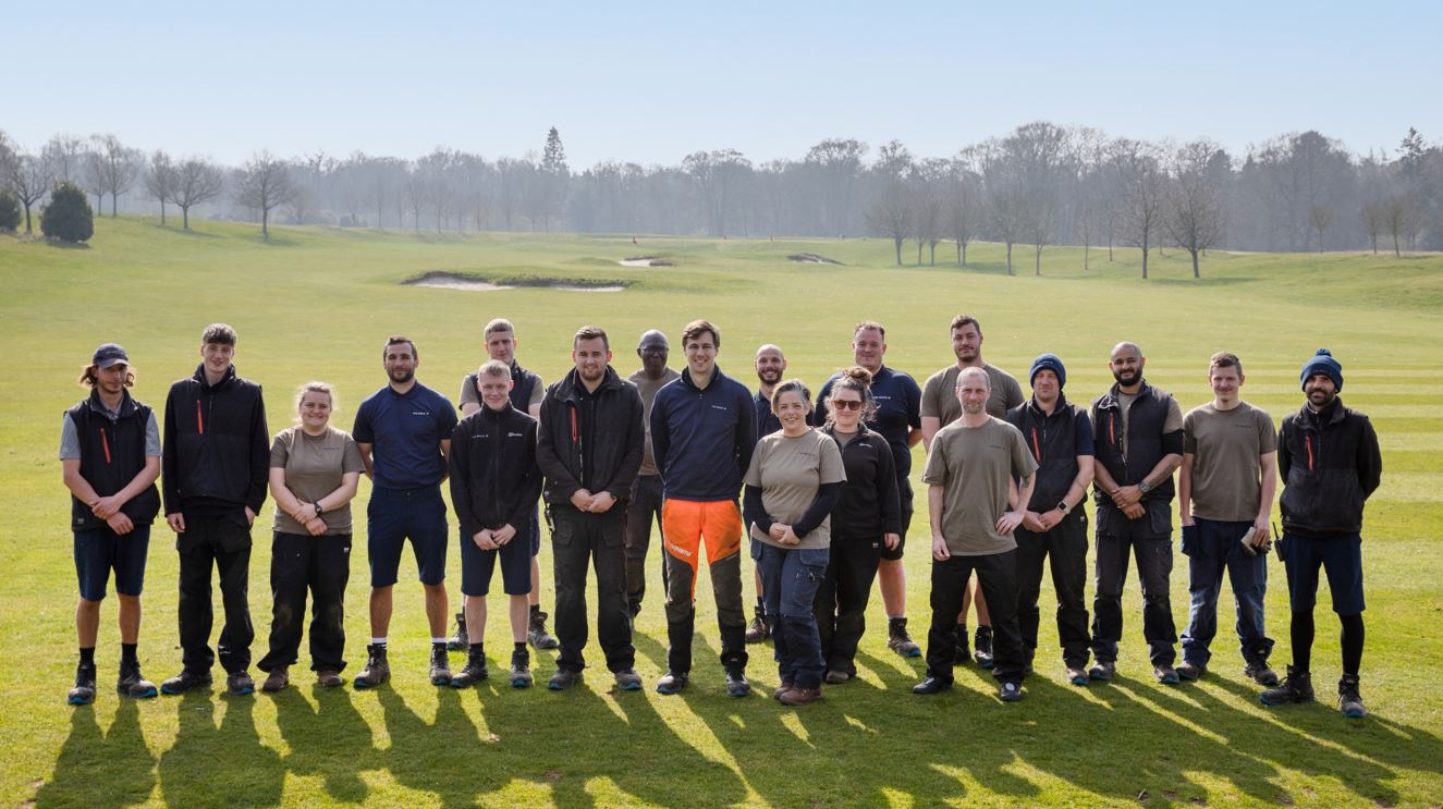The Greenkeepers and Gardens Teams at The Grove