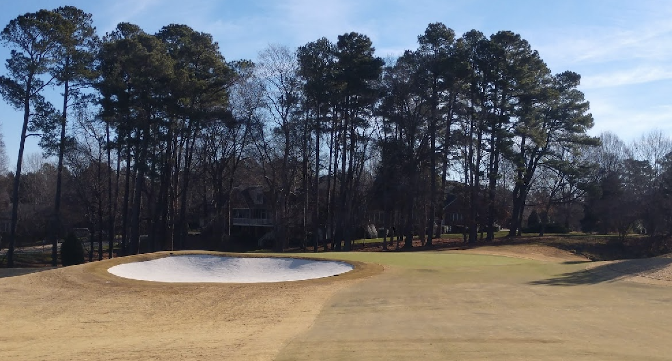 One of the new bunkers at Wakefield Plantation