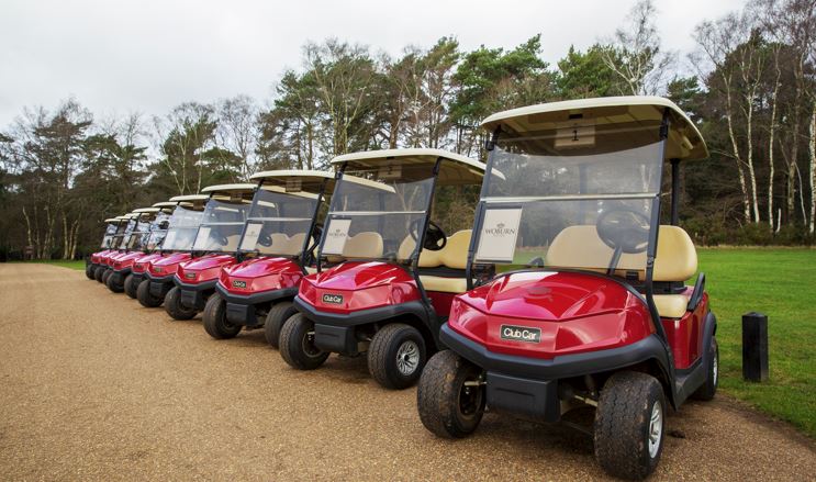 Woburn Golf Club’s new Club Car Tempo fleet