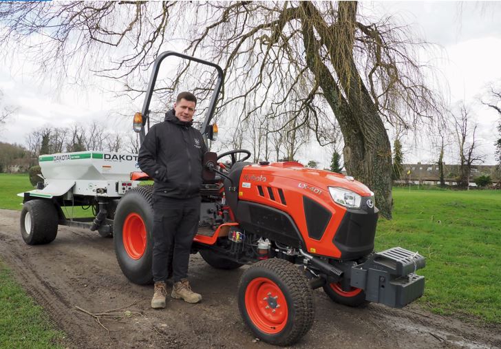 Old Fold Manor Colf Club's course manager Mark Burniston