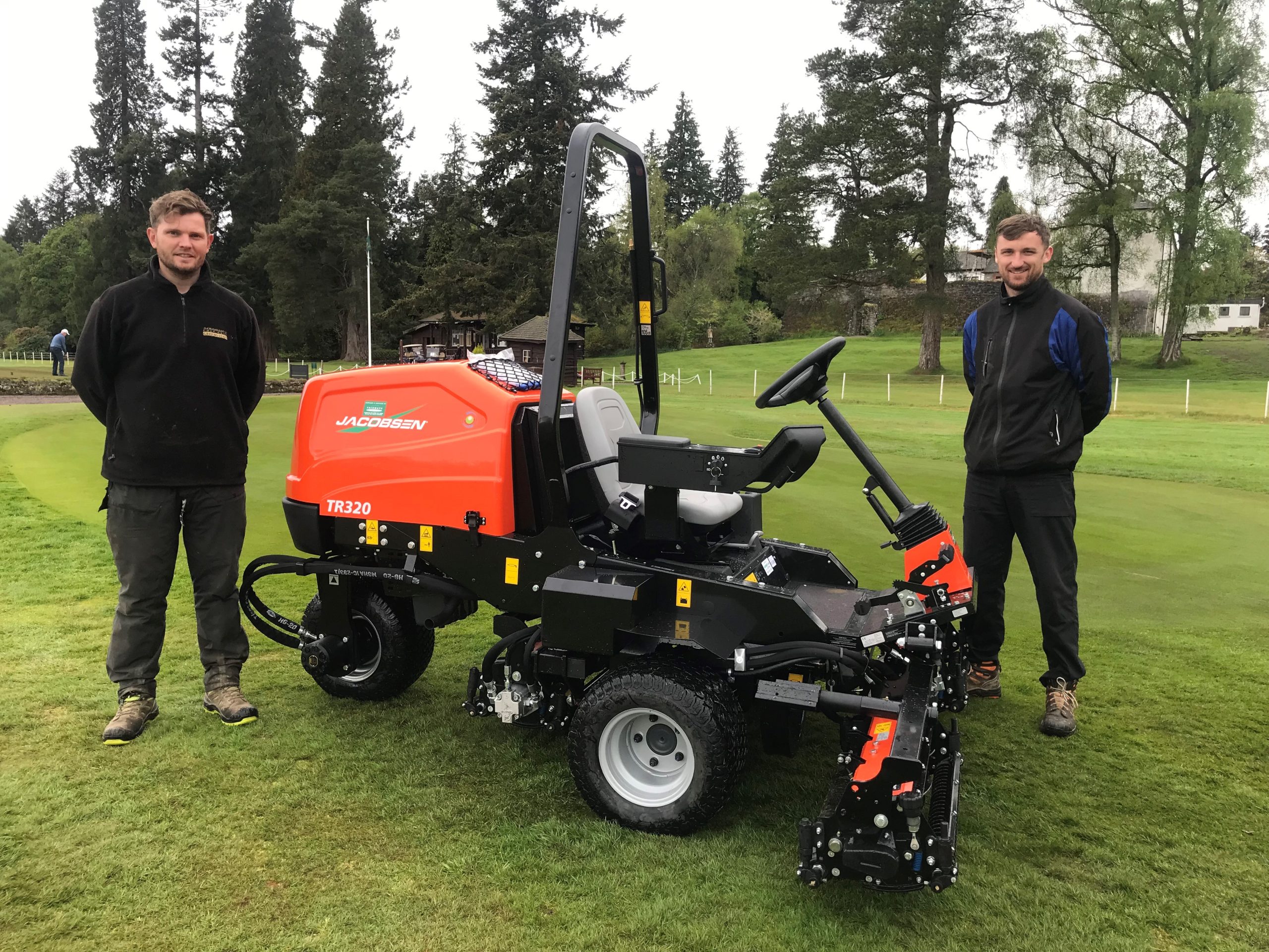 Ronnie’s replacements. Chris Prior, left, with James Macdonald, right