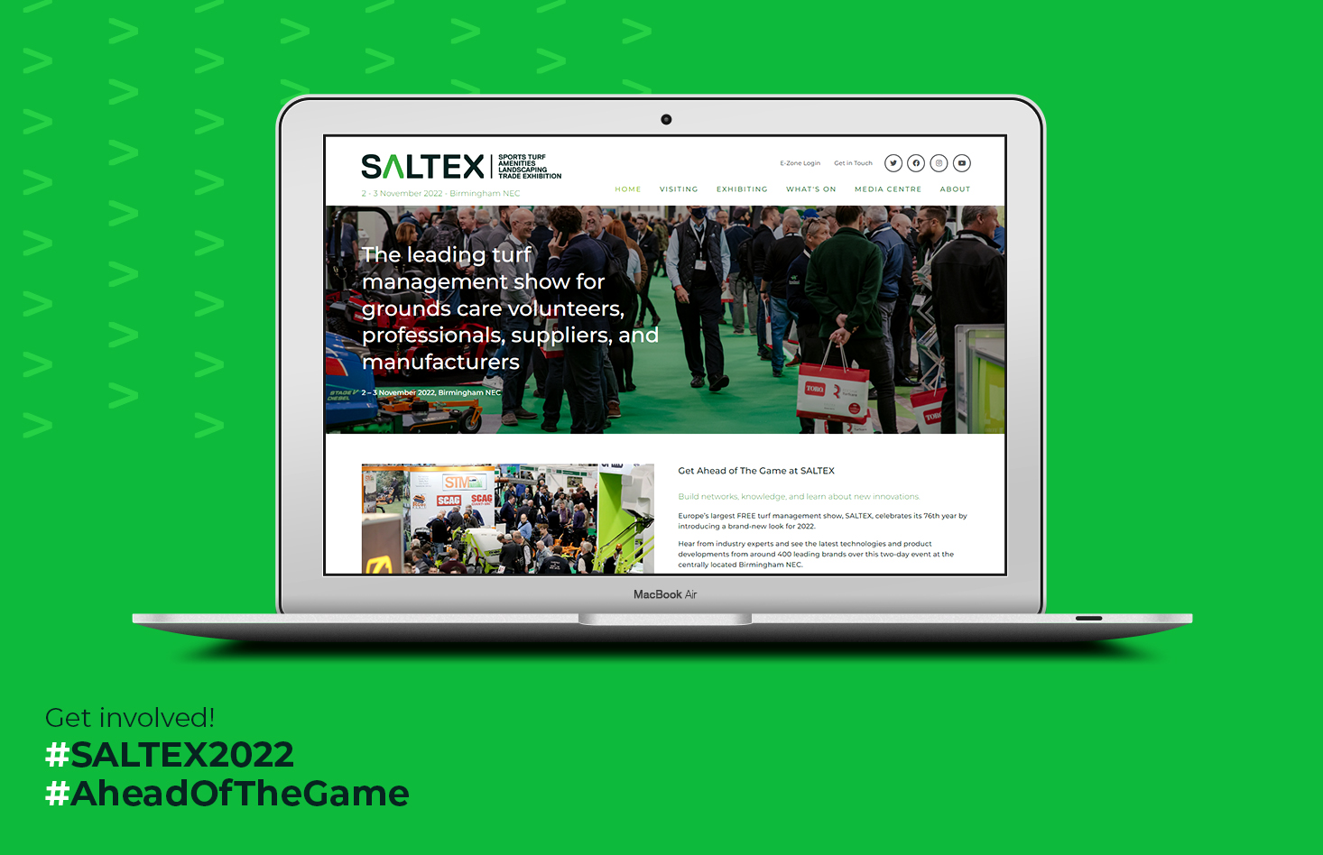 Visitor registration for Europe’s largest free sports turf show, SALTEX, is now open