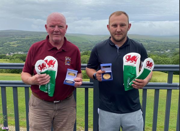 Dion Lewis and Wyn Thomas of Baron Hill Golf Club won through in the R&A 9-Hole Challenge