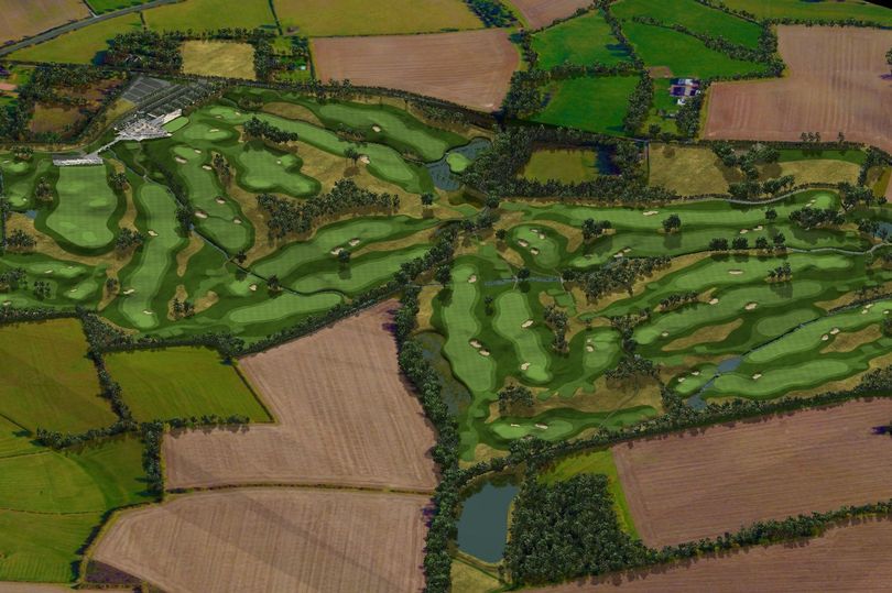 Plans for the new 18-hole course for the relocated Scraptoft Golf Club