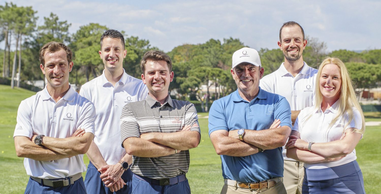 Quinta do Lago coaching team pictured with Paul McGinley