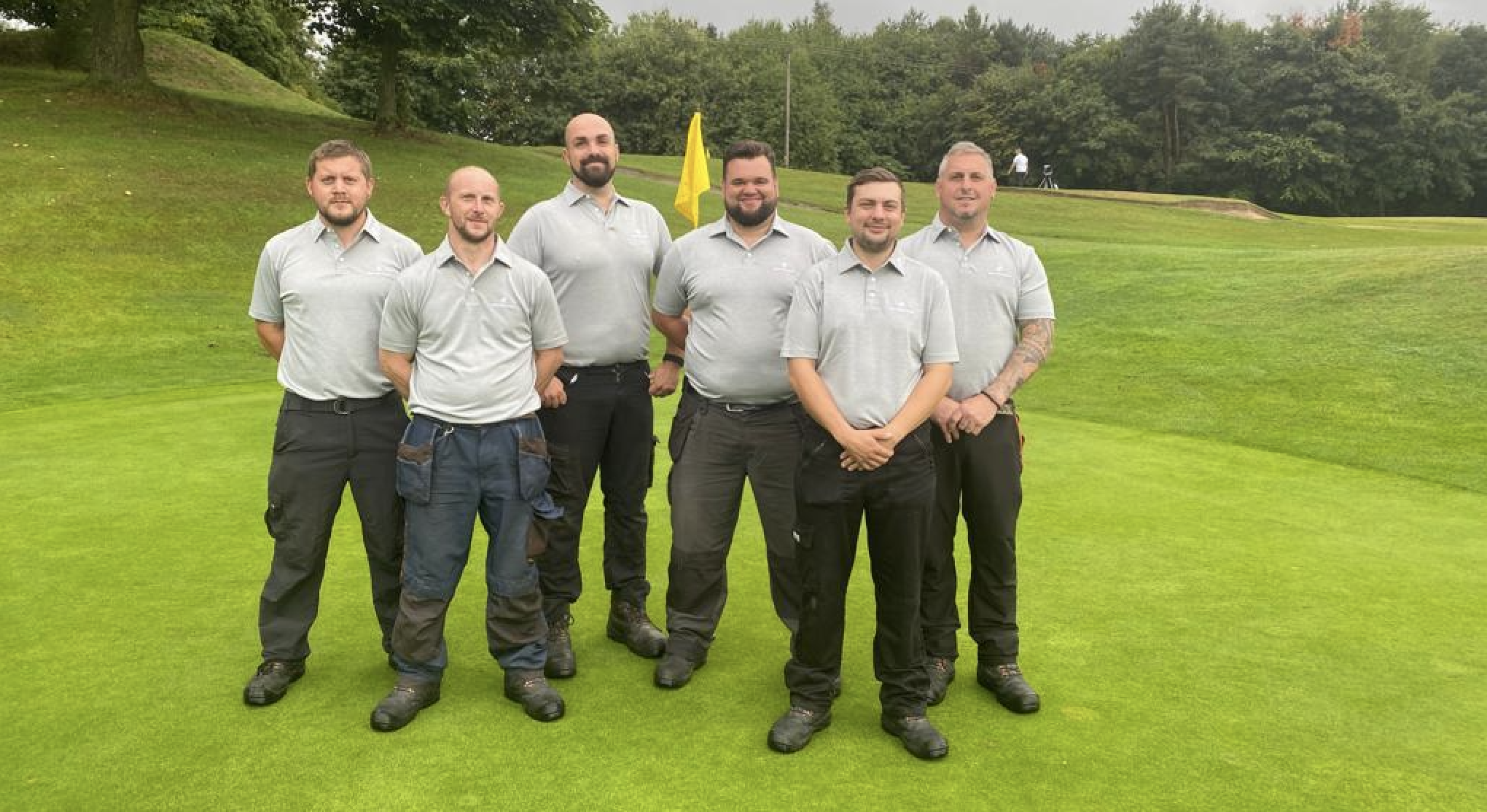 The greenkeeping team at Oulton Hall