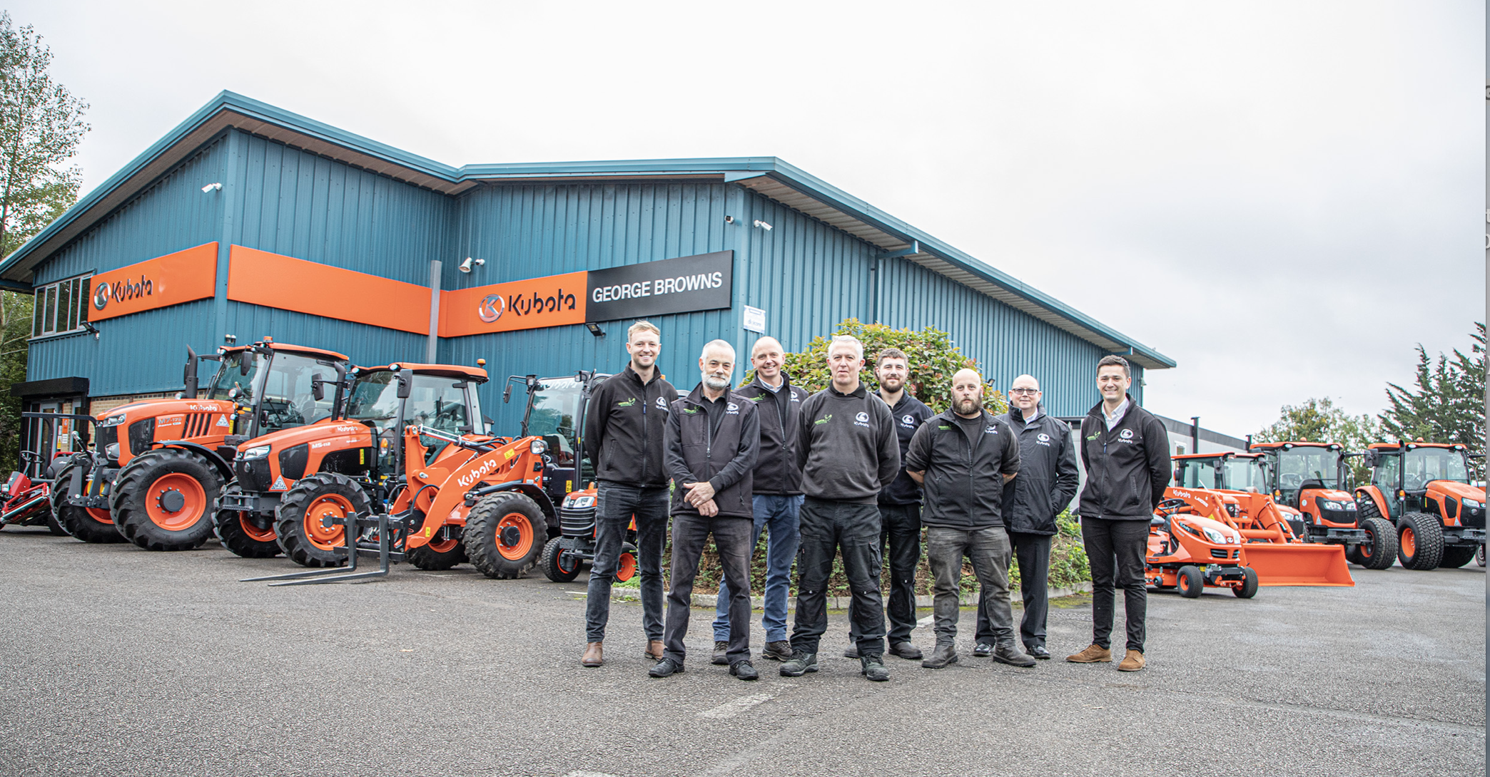 The team at George Browns' new depot in Witney