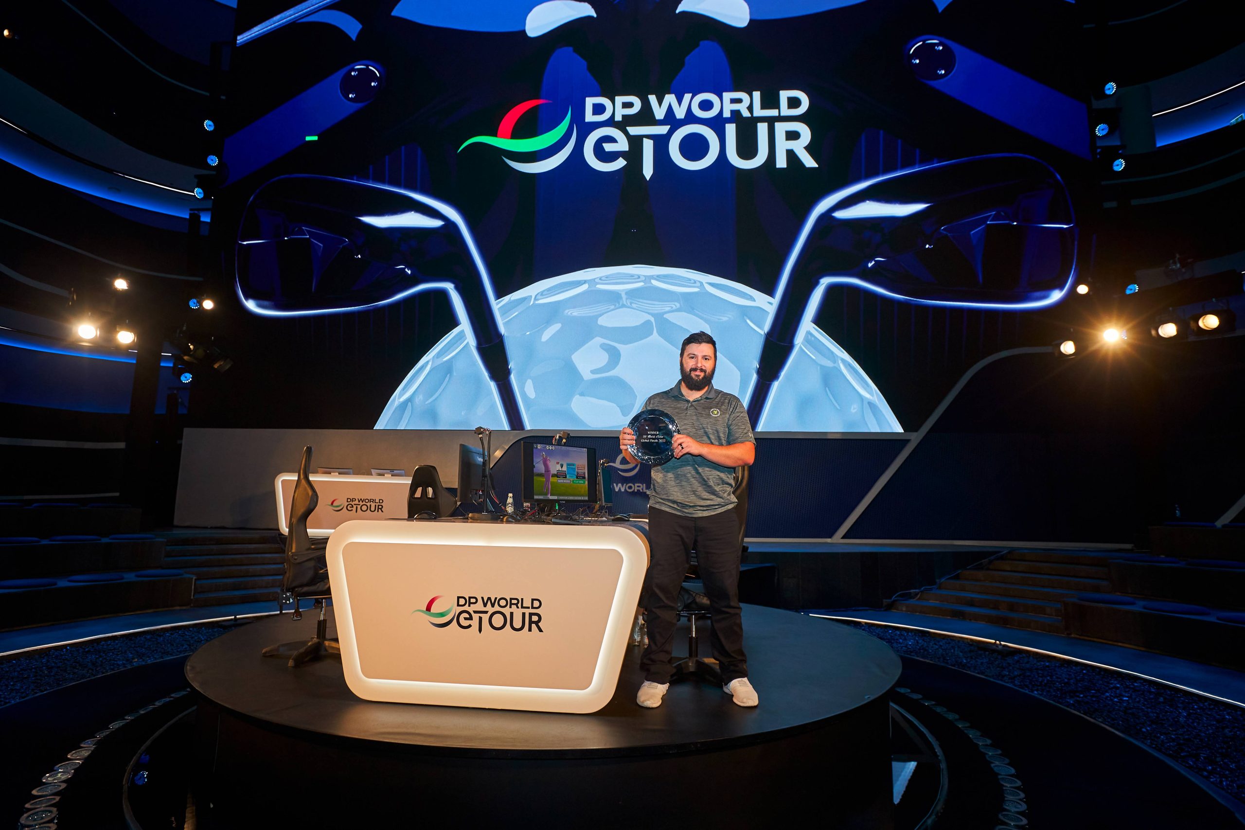American gamer Joshua Smithers won the DP World Tour's first eTour global final