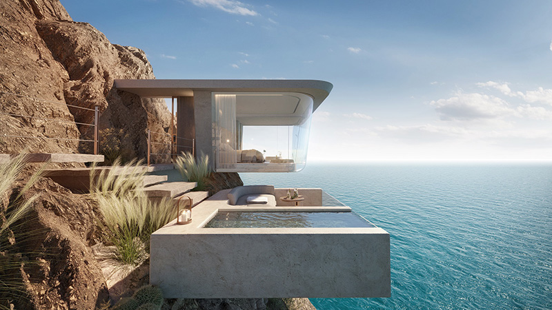 The AIDA development will  include a Trump licensed golf course and up to 3,500 properties on a plot overlooking the Gulf of Oman