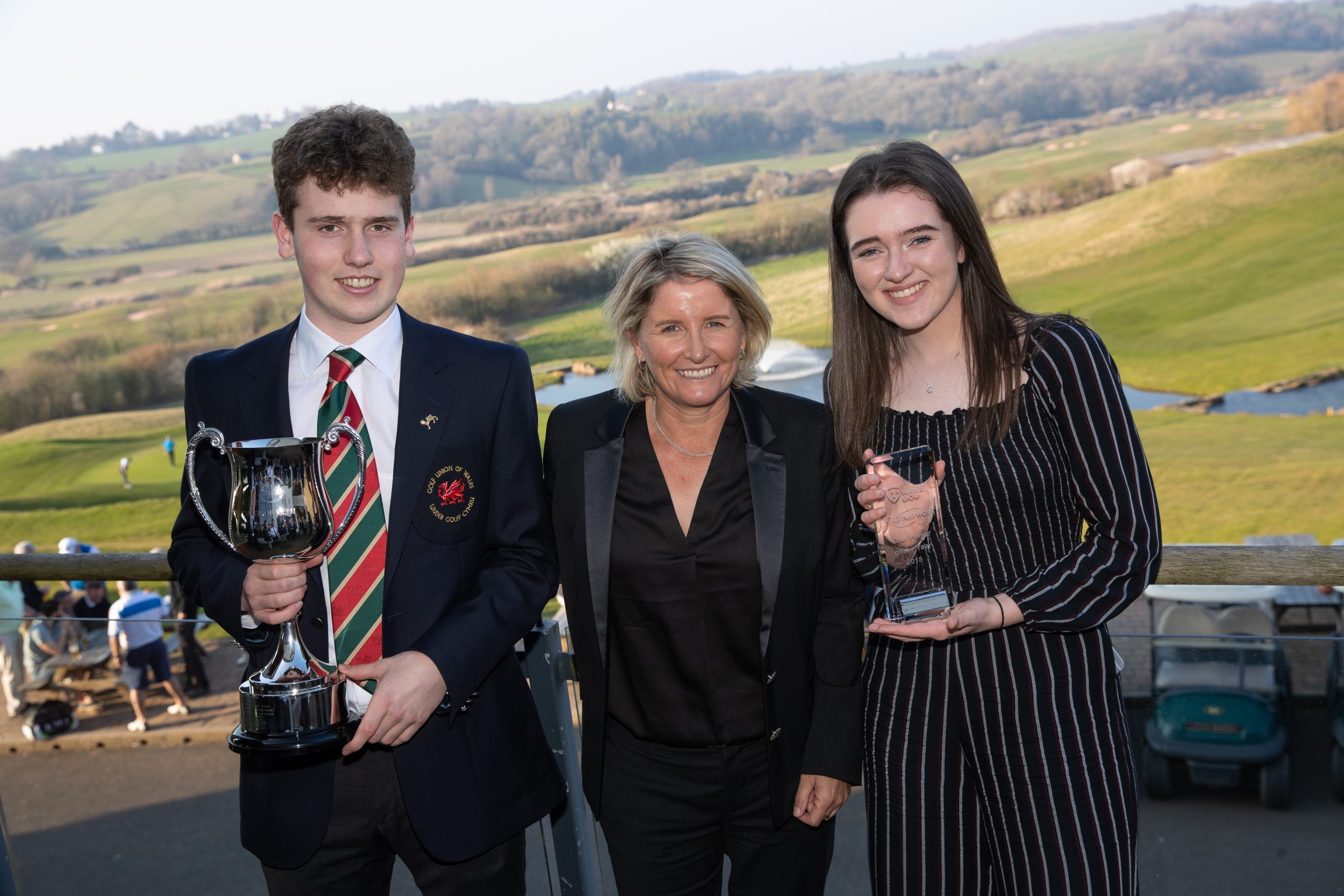 Some of the winners from the 2019 Wales Golf Awards