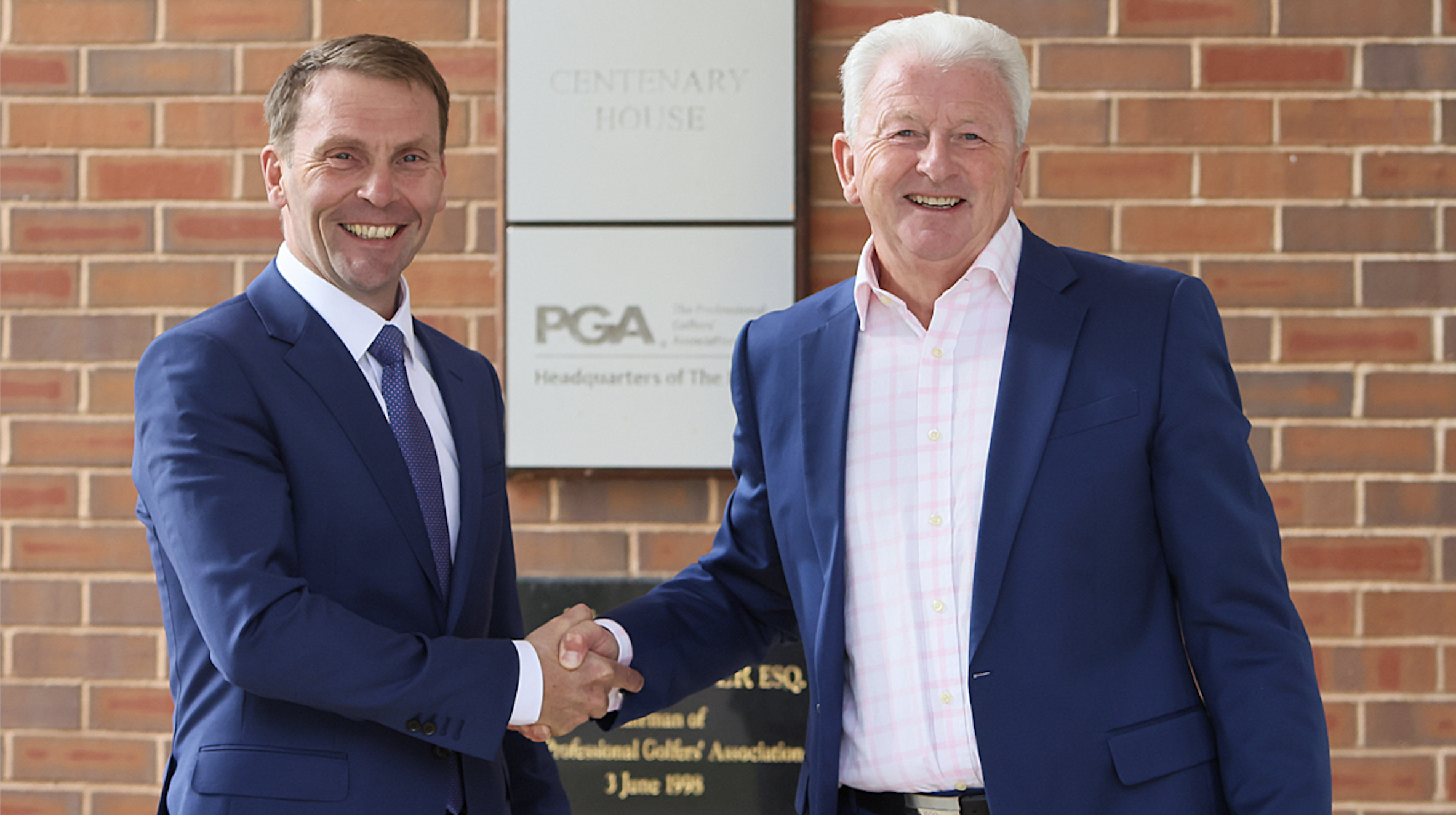 Robert Maxfield, Chief Executive of The PGA and BGIA chairman Martin Wild