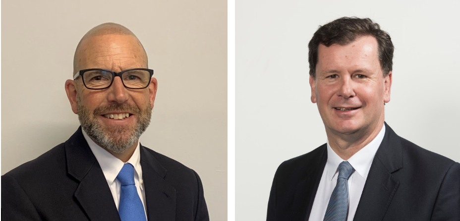 Grant Moir (left) succeeds David Rickman (right) as Executive Director of Governance at the R&amp;A