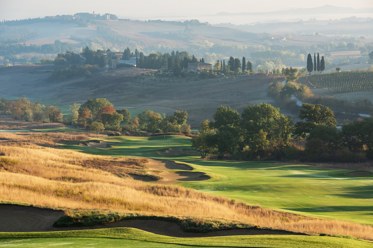 Hole 2 at Castiglion del Bosco (Steve Carr)