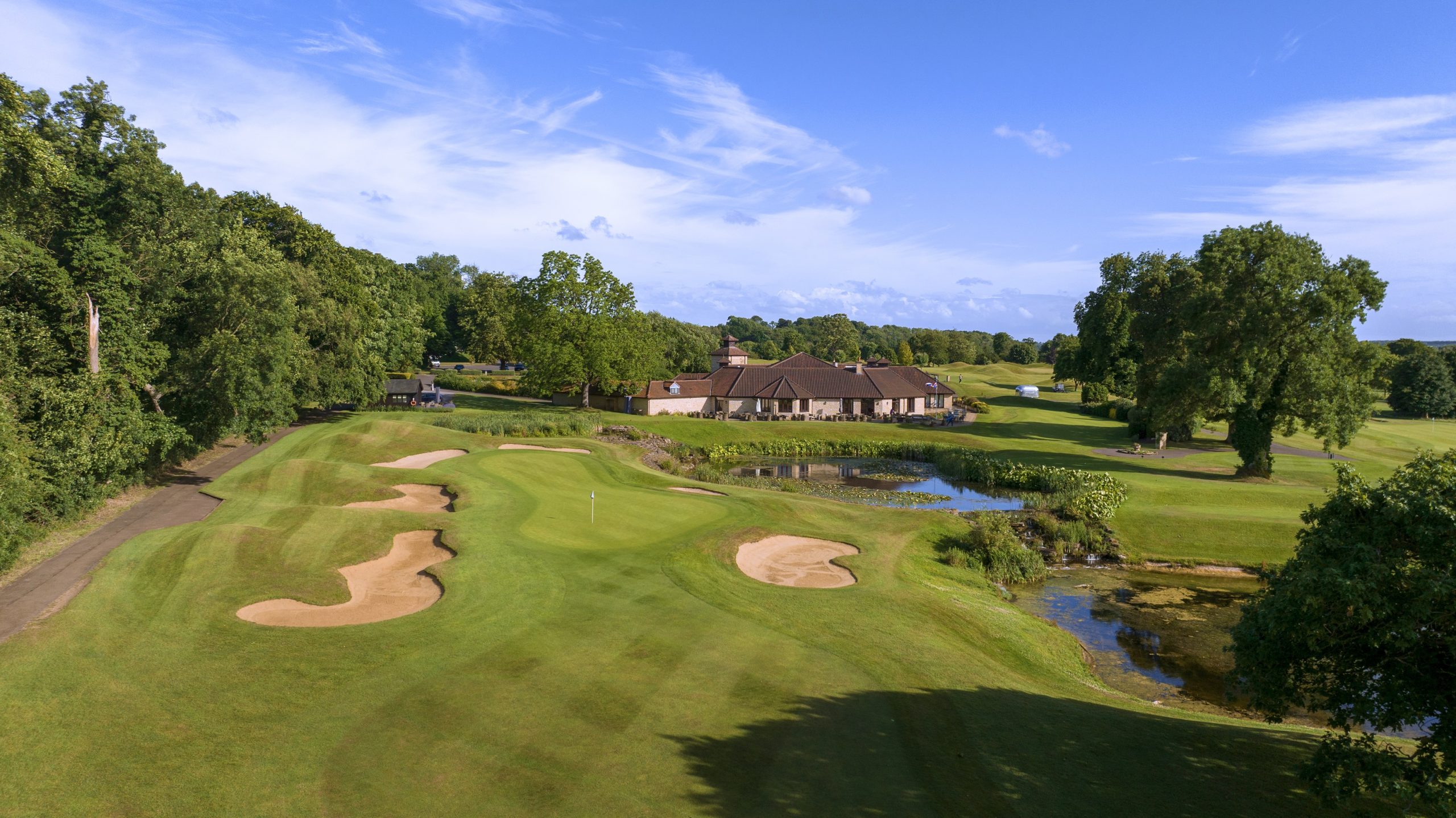 The 18th hole at The Manor House Golf Club