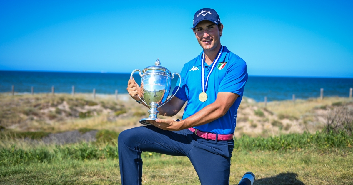Filippo Celli, winner of the 2022 European Amateur Championship, is among a host of new signings for Callaway Golf ahead of the 2023 season 