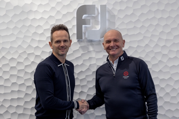 FootJoy Brand Director Russell Lawes and England Golf CEO Jeremy Tomlinson