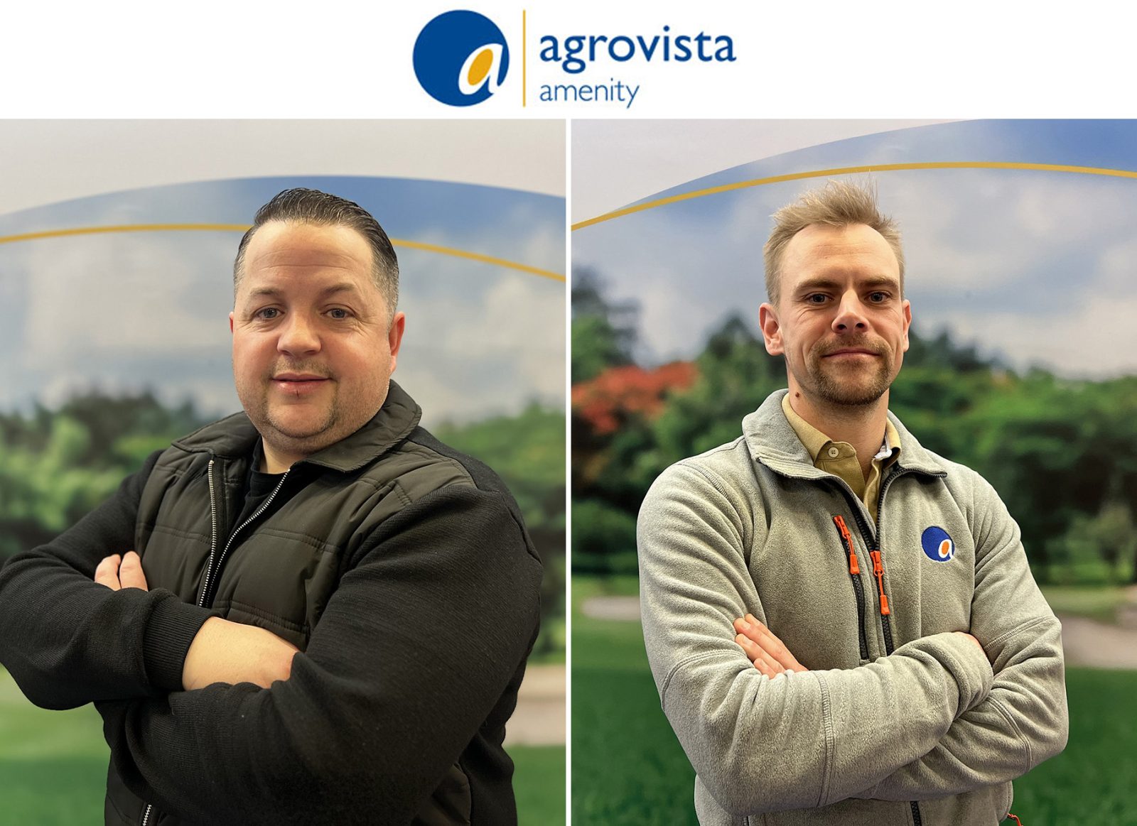 Agrovista Amenity has announced the appointment of Stewart Carbray (left) and Sam Sweetzer who will join the company’s renowned team of Amenity Specialists
