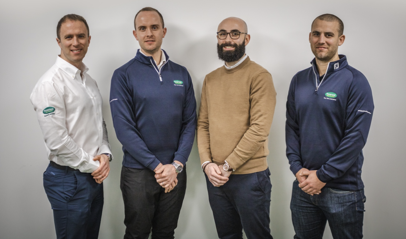 (l-r) Chris Glenday, Ian Melham, Jack Richecoeur and Daniel Frappell