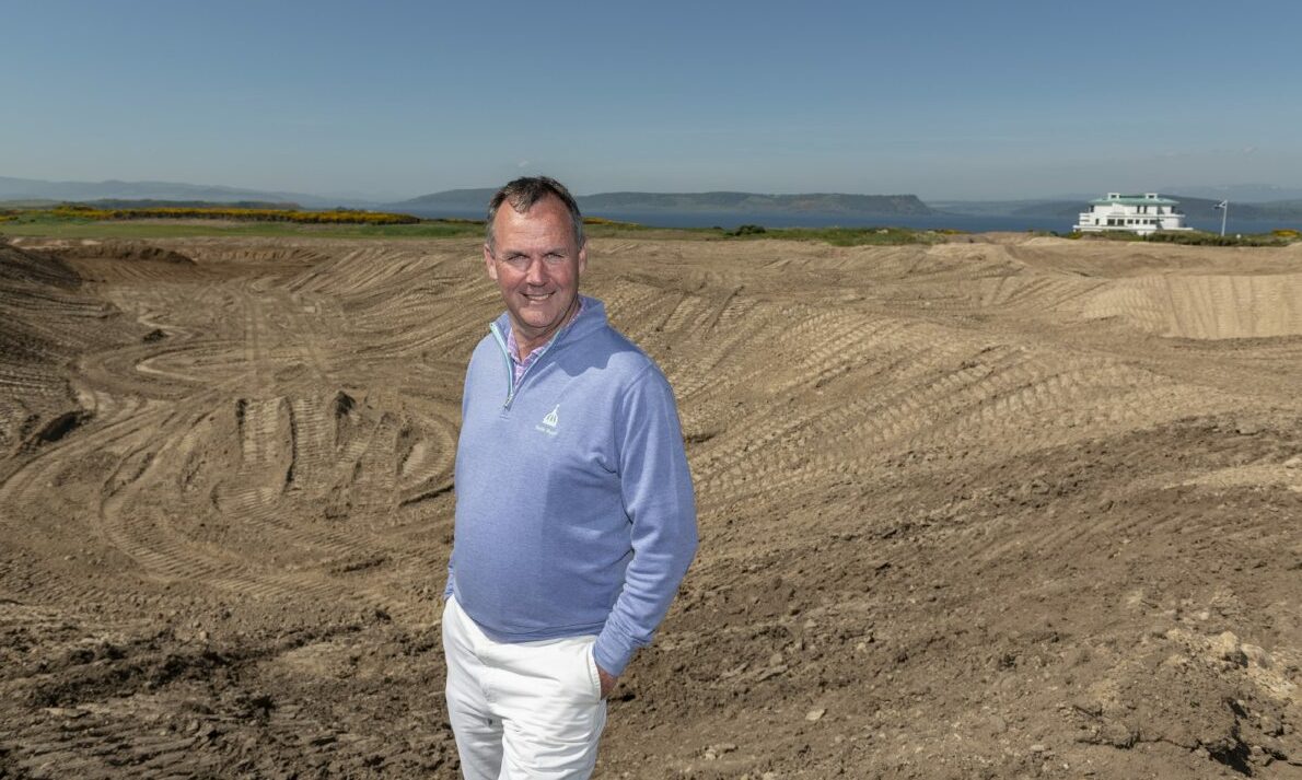 Cabot Highlands general manager Stuart McColm at the site of the new 18-hole course that is to be built at the Highland venue