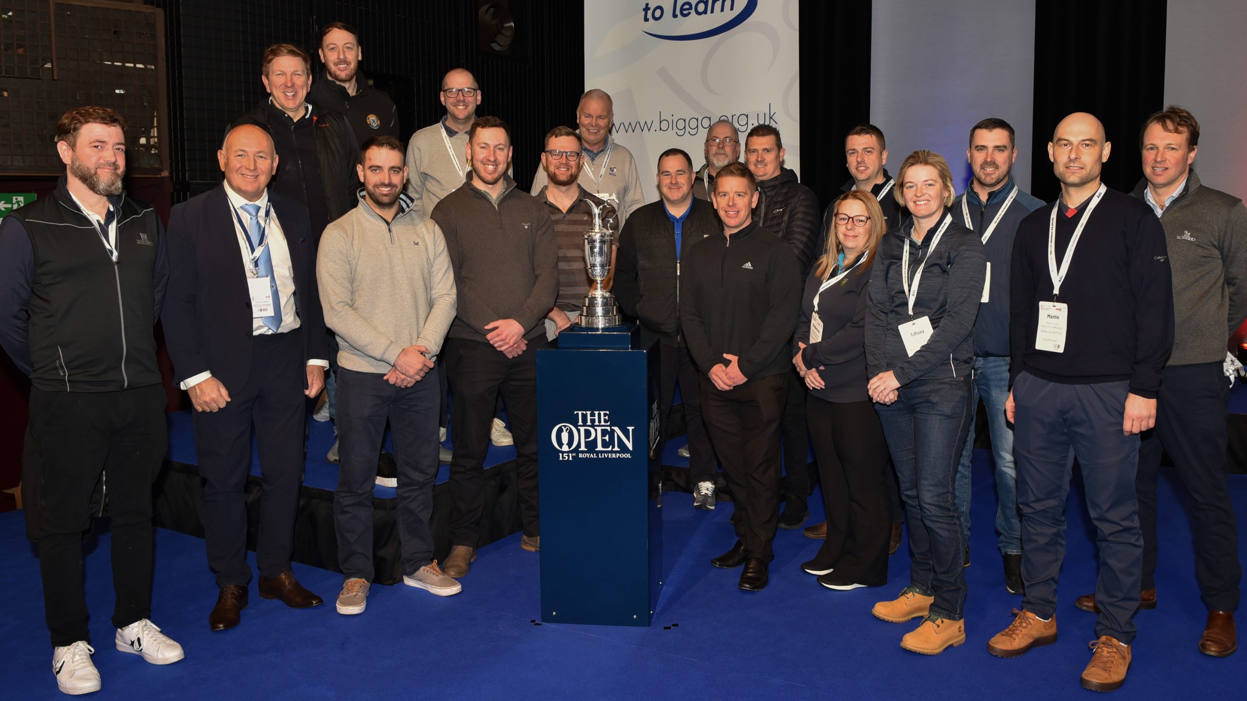 Past members of BIGGA's volunteer greenkeeper support team