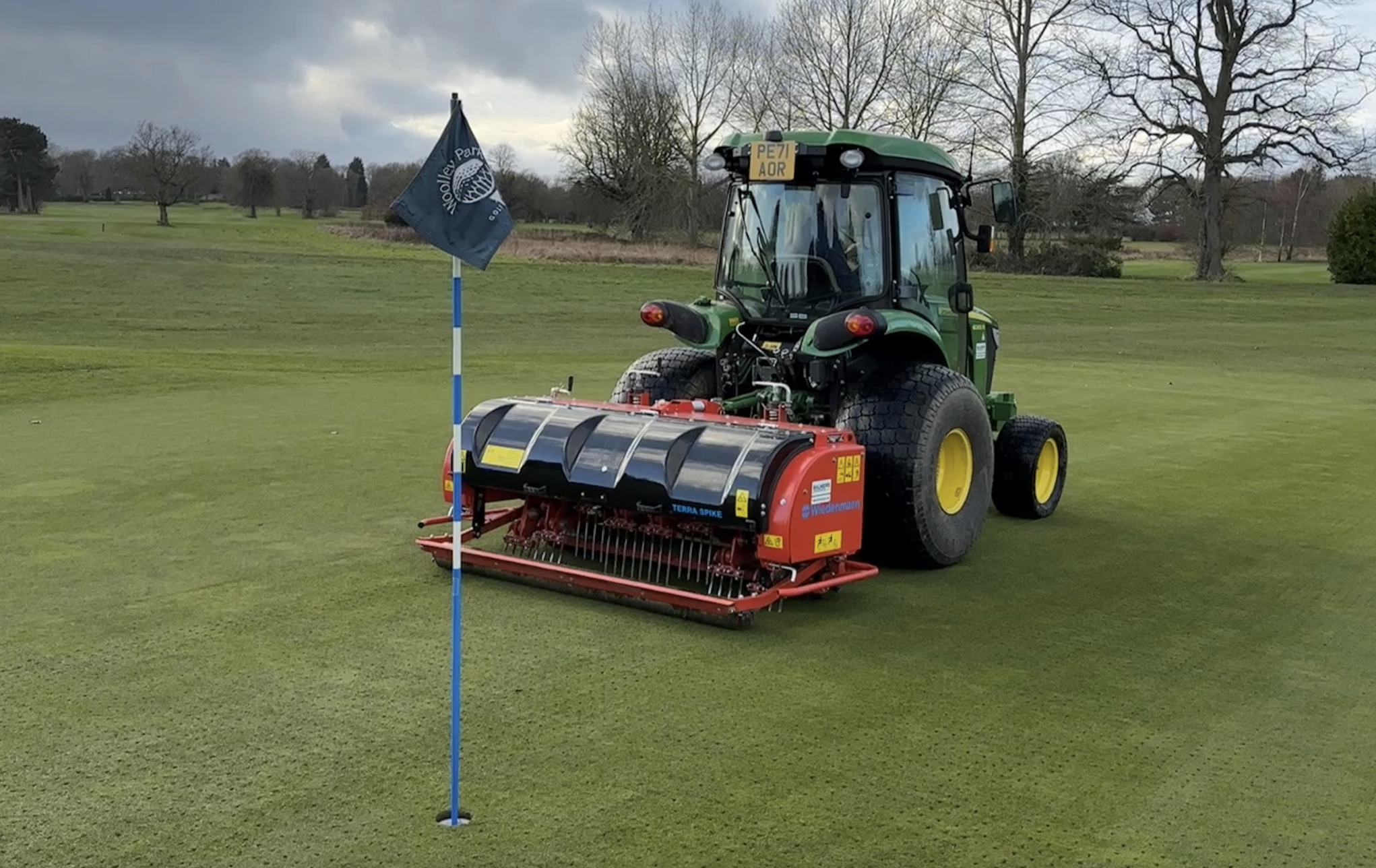 Wiedenmann Terra Spike GXi8 HD in action at Woolley Park GC