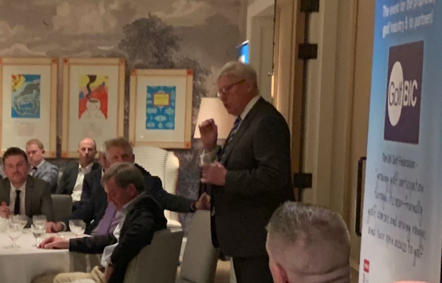 Guest speaker Martin Slumbers, CEO of The R&A