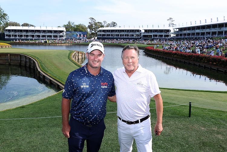 Ryan Fox with Arena Group CEO Paul Berger