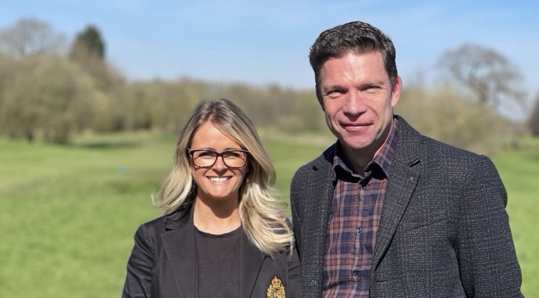 The Golf Group founders Abi Owers and Gavin Beddow