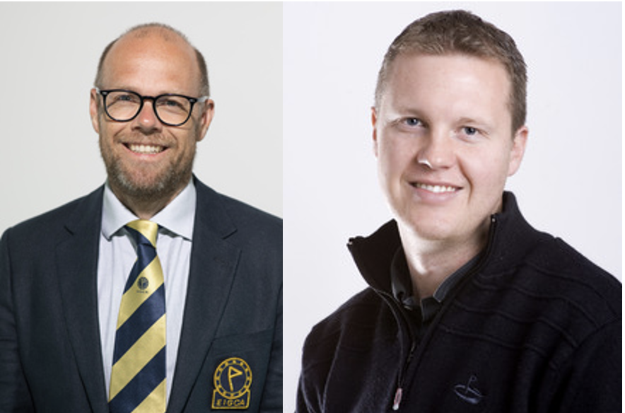 EIGCA President Casper Grauballe and Vice President Gary Johnston