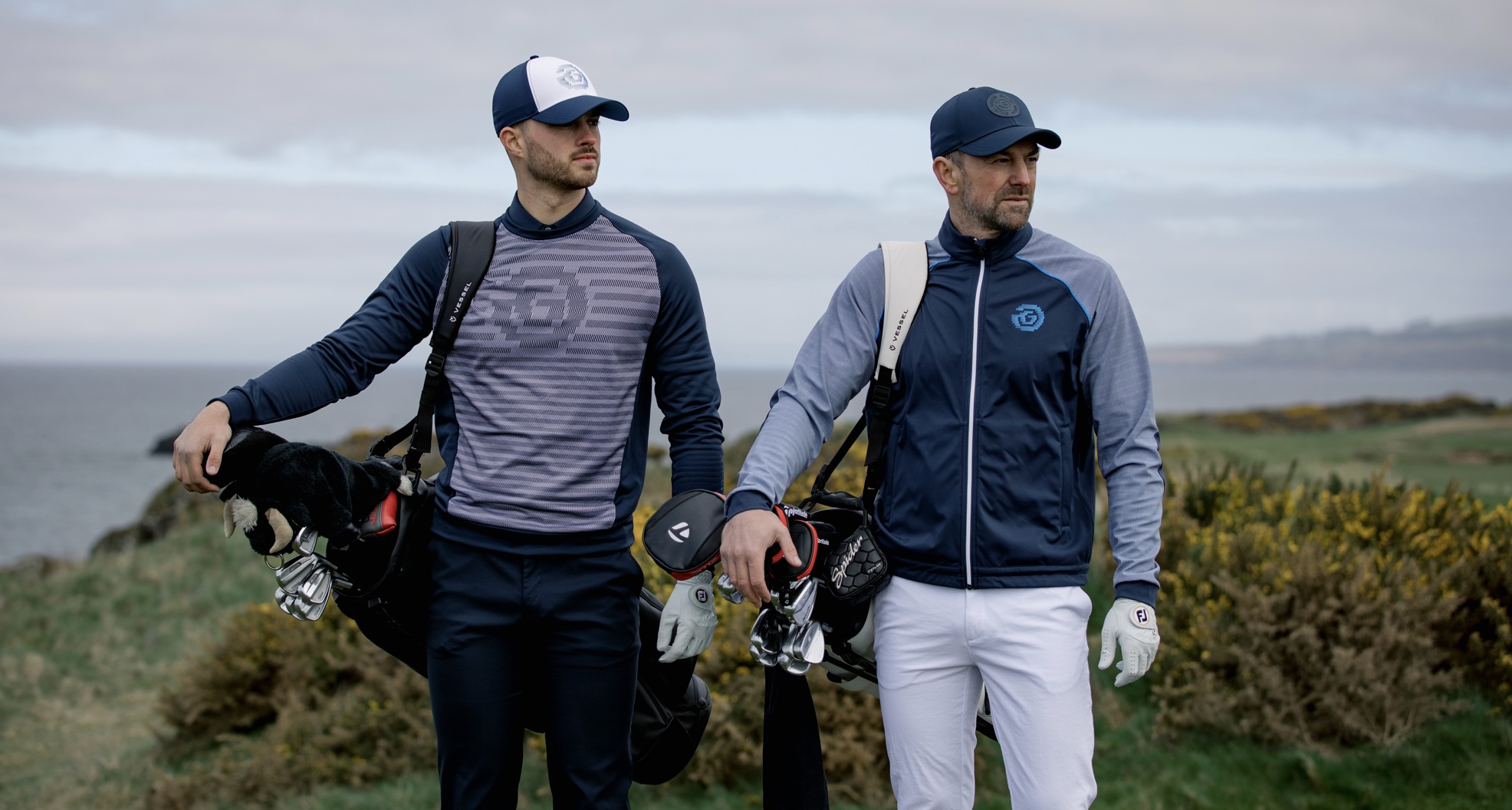 The Dillon and Luciano tops from Galvin Green's new G-Force Collection
