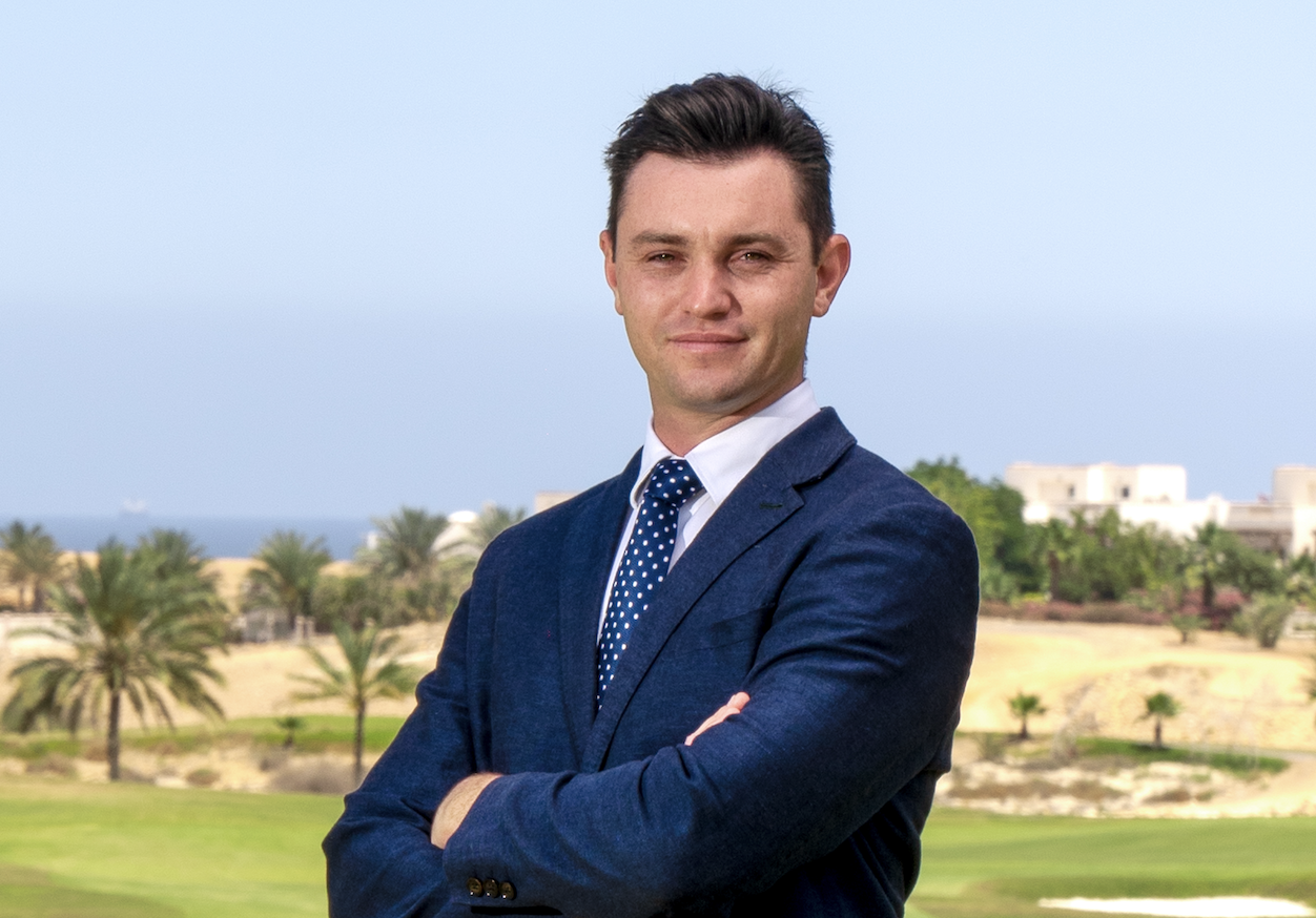 Freddie Rextrew, the operations manager at La Vie Club in Oman 