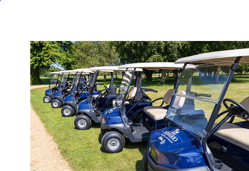 Bowood Hotel, Golf & Spa Resort has switched to Club Car and installed a new fleet of Tempo golf vehicles