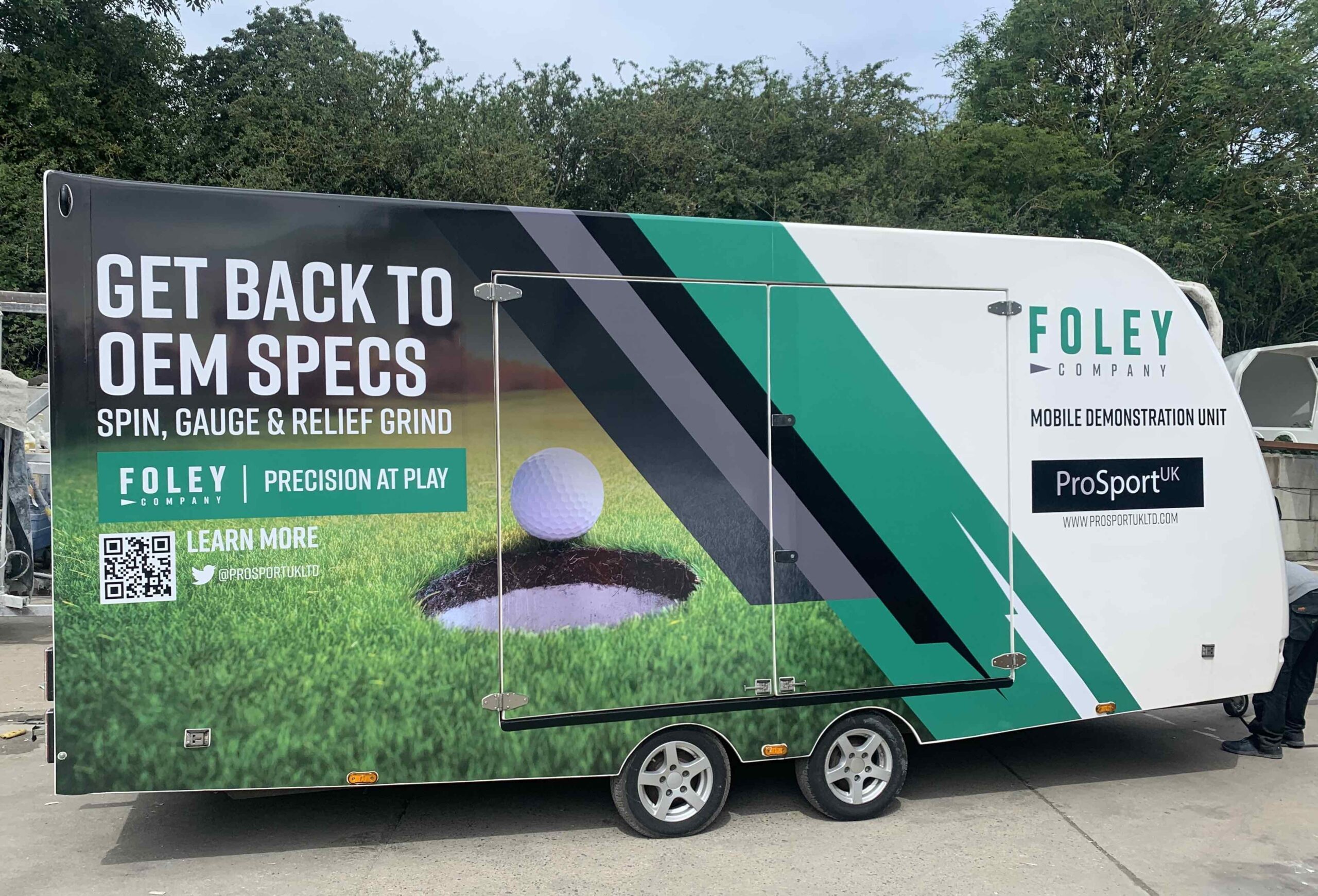 Prosport UK mobile support and demonstration vehicle