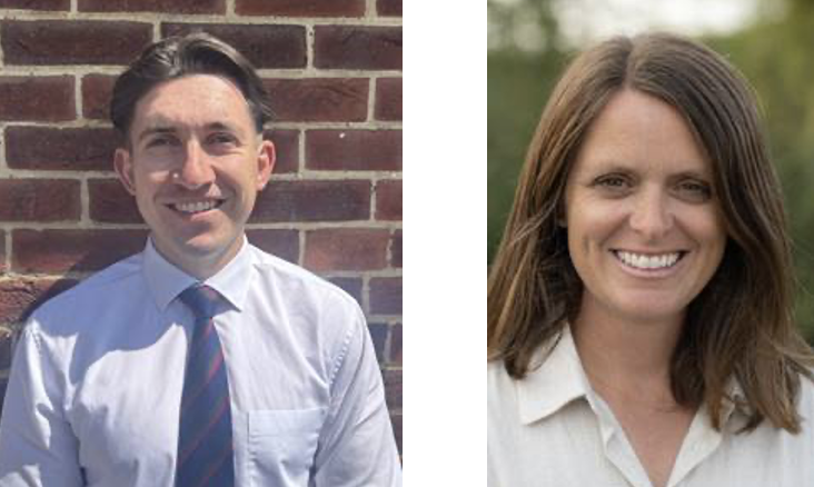 The new Deputy General Managers George Tunbridge and Nicki Reader