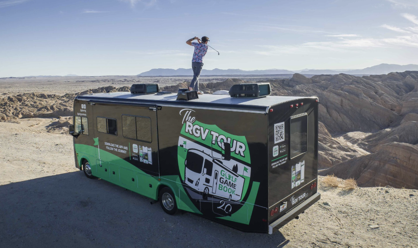Patrick Koenig is hoping to break the record for playing the most rounds of golf in a calendar year