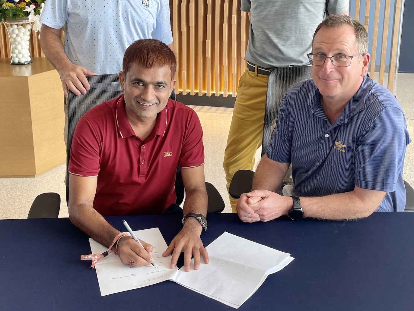 Aivot CEO Alok Tiwari and L+P founder and principal architect Tim Lobb