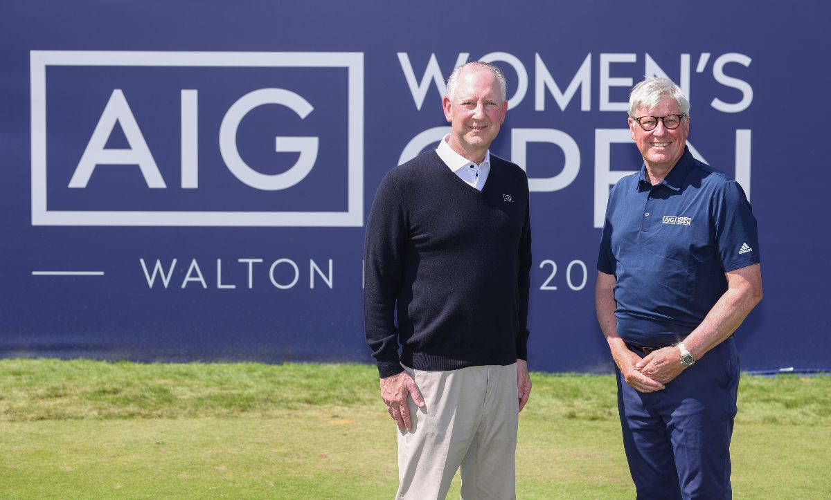 Peter Zaffino, CEO of AIG and Martin Slumbers, CEO of The R&amp;A today announced the continued partnership between the two organisations of the AIG Women's Open