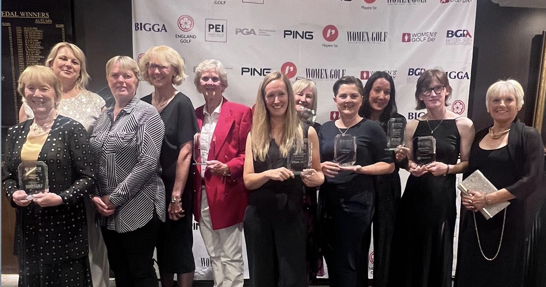 The winners of the 2023 Women in Golf Awards