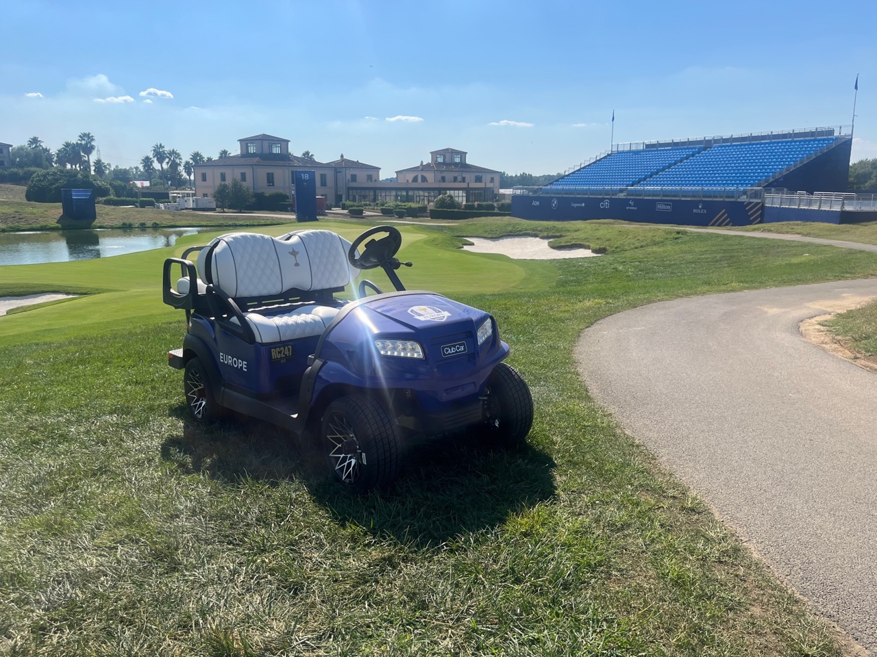  A Team Europe Club Car at Marco Simone Golf &amp; Country Club