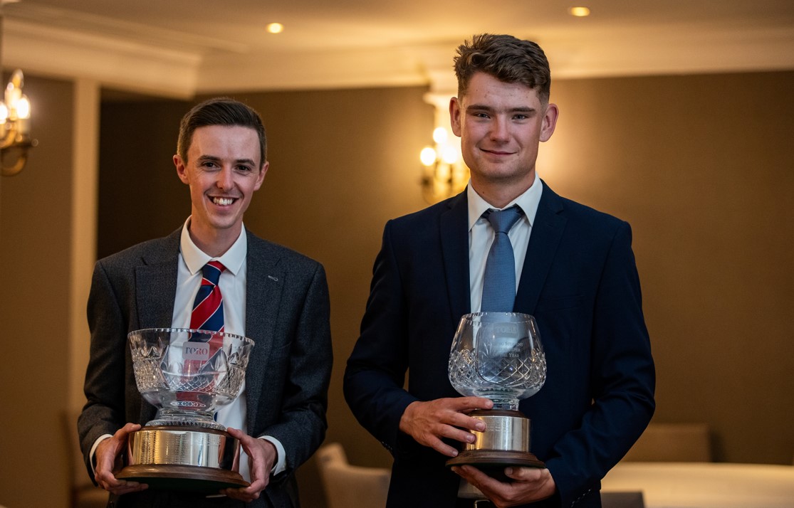 2023 Toro Student Greenkeeper of the Year Awards winners Michael Russell (left) and Daniel Martin