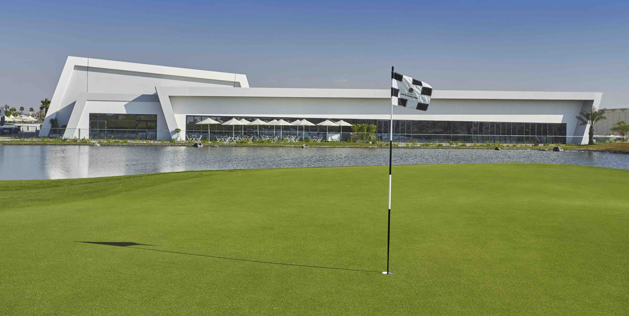 Yas Acres Golf & Country Club boasts a 9-hole course and tour-standard practice facilities