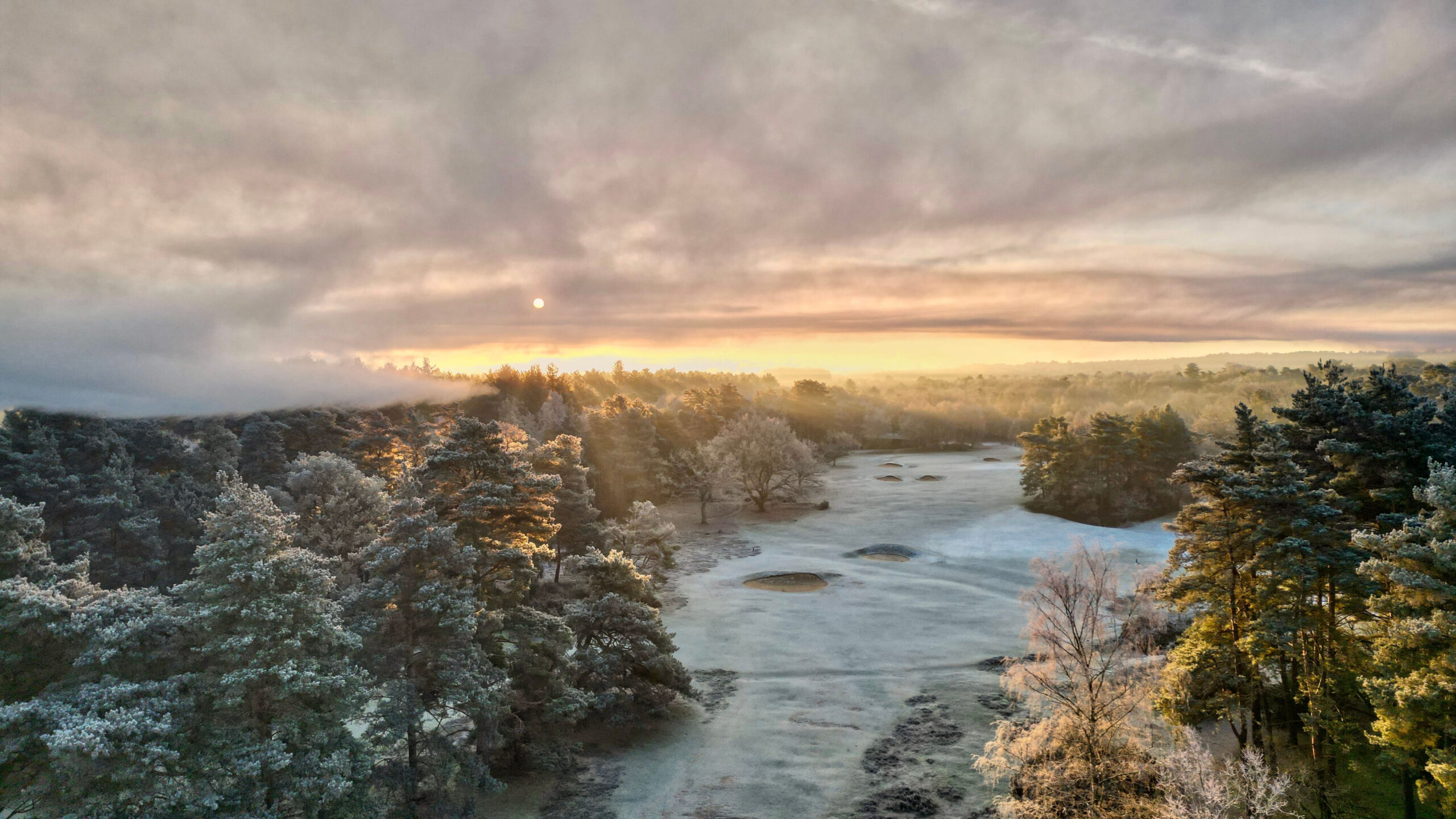 David Ball's image of a winter sunrise over Thetford is the overall competition winner