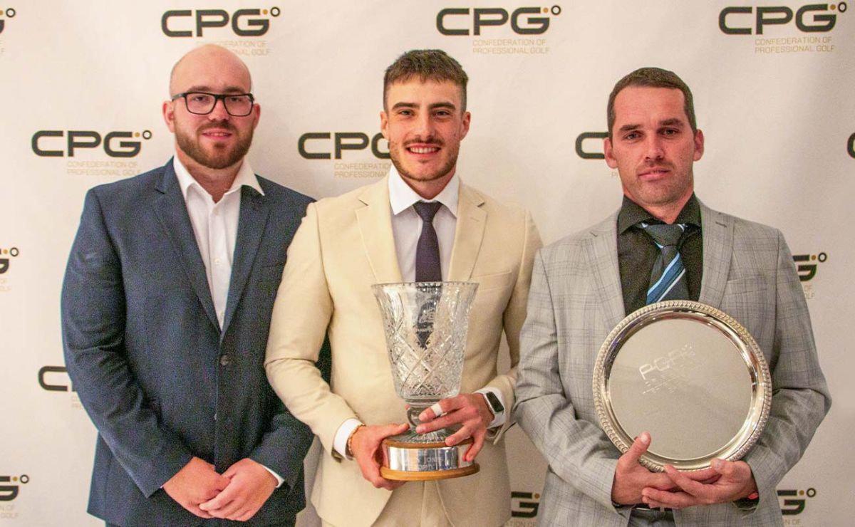 The PGA of Slovakia's winning team of Adam Puchmelter, Juraj Zvarik and Michal Brezovsky