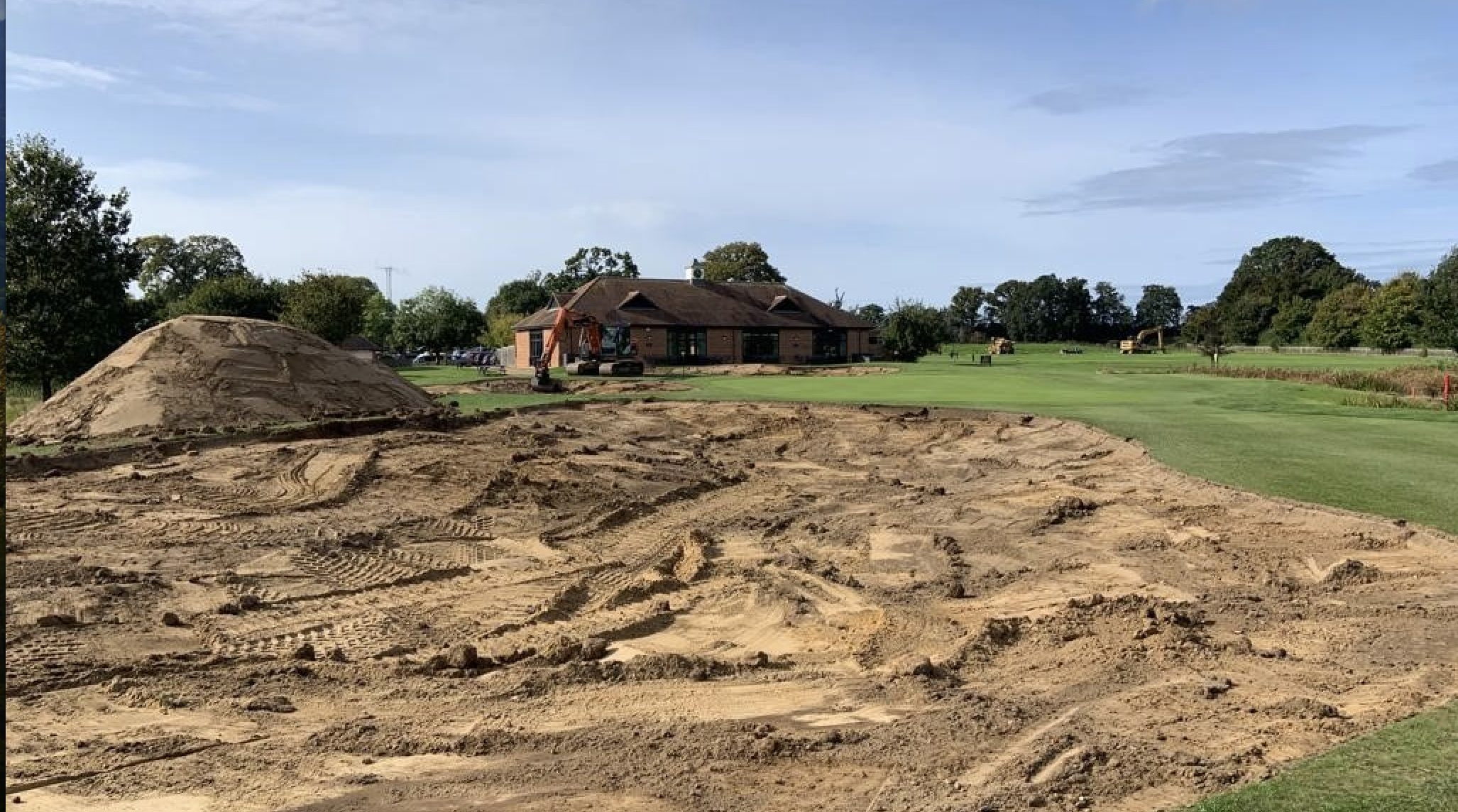 Work has already started on renovating four holes at Royal Ascot GC
