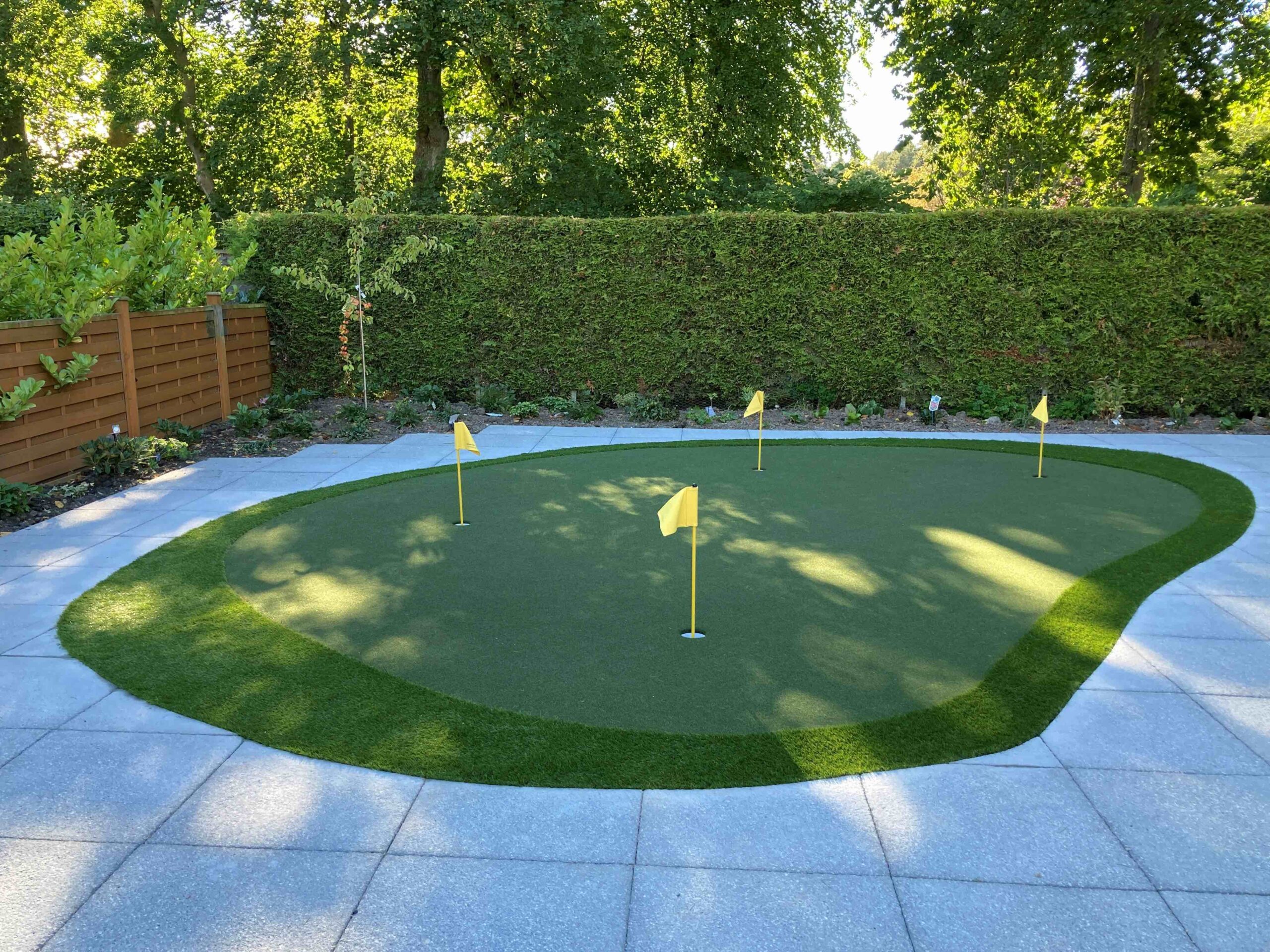 The Huxley Golf All-Weather Green at The Caddie School of Soldiers in St Andrews