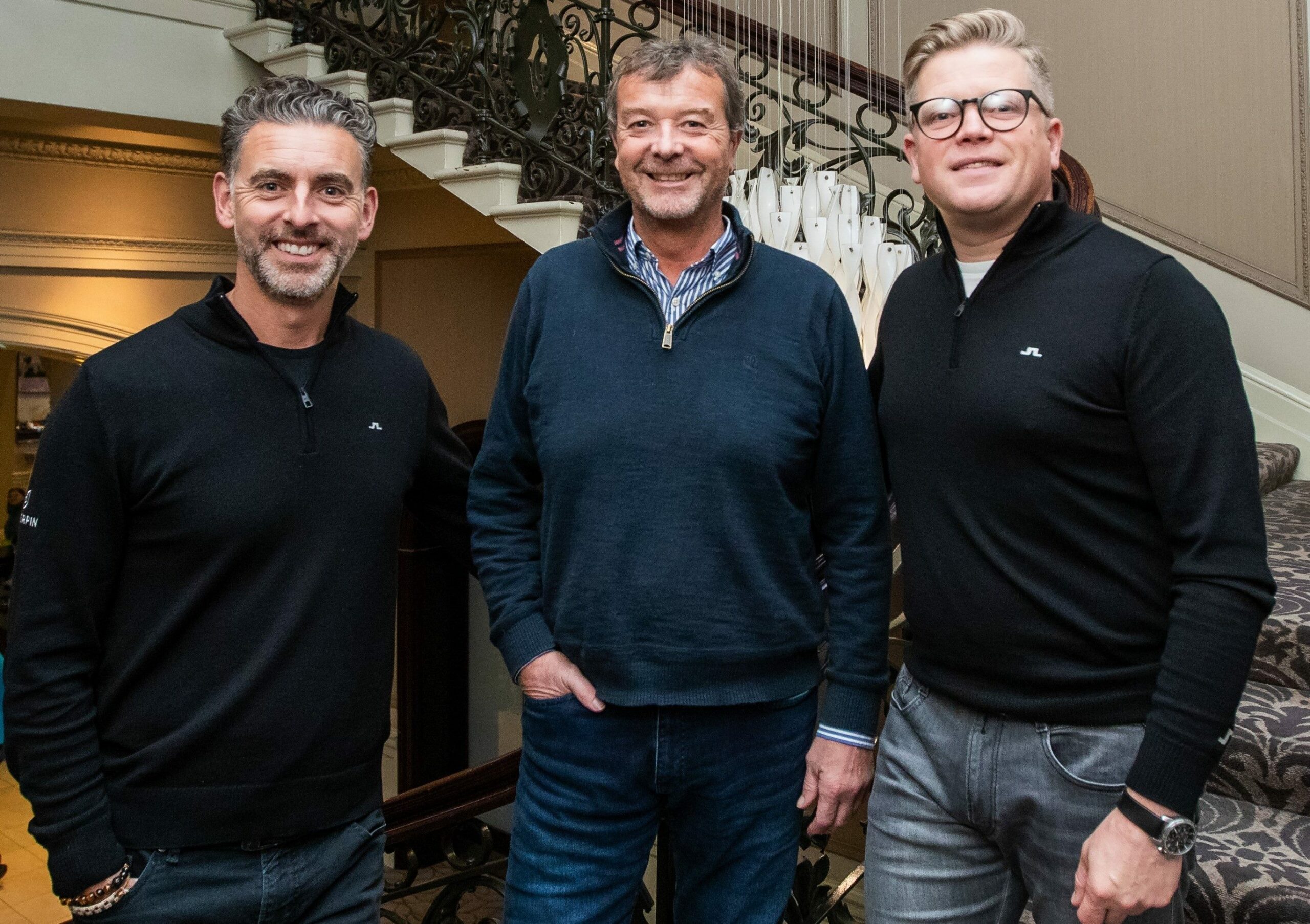 Underpin founder Greg Robertson with Scott Dickson and Stewart Clough