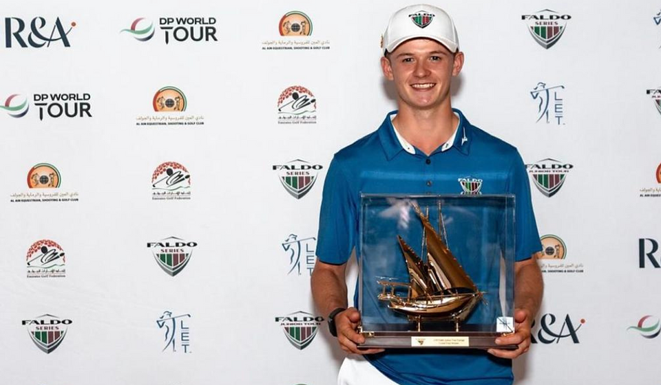 Ben Bolton won the  2023 Faldo Series Junior Tour Europe