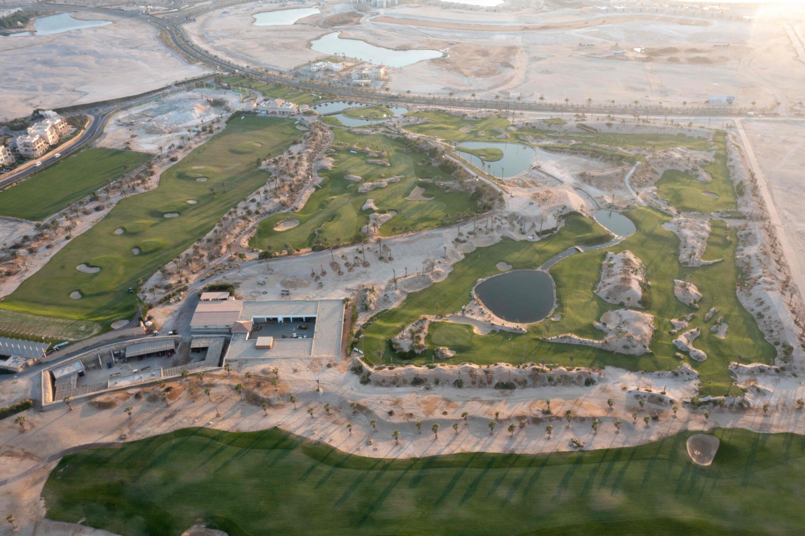Somabay's new par-3 course and short game practice arena