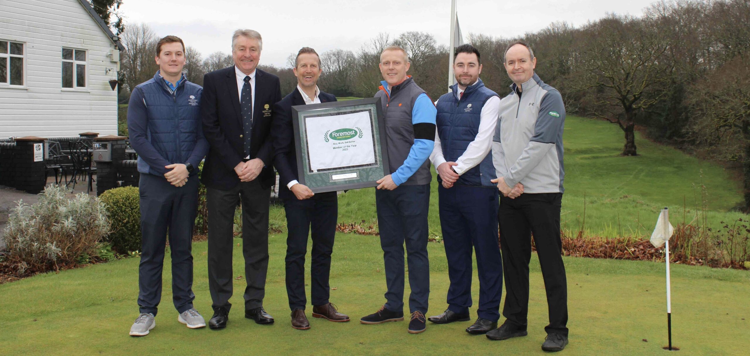 Foremost Member of the Year was awarded to Paul Thomas of Newport Golf Club