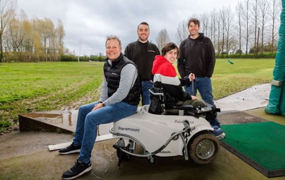 From left: Richard Jones, Paul Doherty, Kieran Klein and Cae Menai-Davis